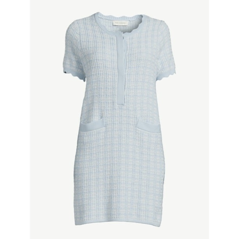 Free Assembly Tweed Mini Sweater Dress XS